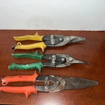 Vintage Lot Of Wiss M2, M3, M-300, Shears Tin Snips Sheet Metal Duct Hvac. Fixed Price $24.50.