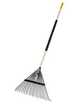 True Temper 20201001 Leaf Rake With Hardwood/steel Handle, 22 Tine.... Fixed Price $53.72.