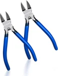 Wire Cutters 2 Pack Kaihaowin 6 Inch Ef Of Pk, Blue With Black Handle. Fixed Price $19.99.