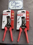 2- Corona Comfort Gel Anvil Pruner, Shock Guard, 3/4'' Ap 3334. Fixed Price $45.00.