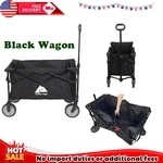 Ozark Trail Multi Purpose Big Bucket Cart Black Utility Wagon Outdoor Garden. Fixed Price $61.57.