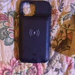 Battery Case For Iphone 15, 10000MAH, Wireless Charging, Matte Black. Fixed Price $12.60.