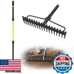 Jardineer Bow Heavy Duty, Long Handle Metal Rakes For Gravel, Rocks, Lawns. Fixed Price $55.06.