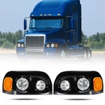 Headlights Compatible With Freightliner Century 2004-2015 Pair Set Front Head.... Fixed Price $282.53.