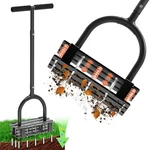 Lawn Aerator 2-IN-1 Heavy Duty Manual 15 Spikes Adjustable Black Domihapi Tool. Fixed Price $51.99.