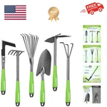 6-PIECE Set, Heavy Duty Gardening Hand With Soft Rubber Han.... Fixed Price $44.09.