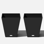 Veradek Planter Black Plastic Square Shape Drainage Hole 18 In. Height (2-PACK). Fixed Price $97.74.