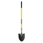 Westward 14 Ga Round Point Shovel, Steel Blade, 48 Yellow Fiberglass Handle. Fixed Price $49.37.