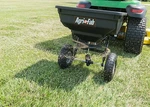 Tow Fertilizer Spreader Pull Behind Seeder Lawn Grass Garden Yard Ice Melt. Fixed Price $223.97.