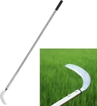 Weeding Sickle, Serrated & Plain-edged Combined Steel Scythe 51-INCH.... Fixed Price $38.12.