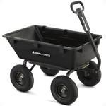 Gorilla Carts Poly Garden Dump Camping Wagon, 1200 Pound Capacity. Fixed Price $175.09.