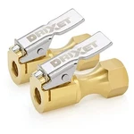 Air Chuck Flow Heavy-duty Locking Tire, With Quick Connect, Solid Brass, Open. Fixed Price $15.59.