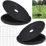 Sywhxy 8 Pack Non-woven Tree Mulch Ring, 16.5 Inch Degradabl Protector M.... Fixed Price $14.49.