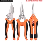 3 Pcs Shears Stainless Steel Gardening Scissors Pruning For. Fixed Price $13.98.
