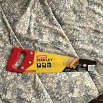 Stanley Supreme Saw Steel Blade 8 Tpi Red Handle 15 Inch. Fixed Price $45.00.
