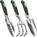 Set, 3 Pack Heavy Duty Gardening Hand With Non-slip Rubber. Fixed Price $17.63.
