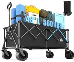 Homebetta Xl Collapsible Wagon Cart 48" Heavy Duty Utility .... Fixed Price $90.35.