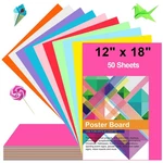 50 Pcs Rookea 12X18 Colorful Poster Bulk For Vision Boards & Crafts. Fixed Price $39.72.