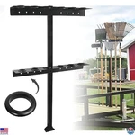 Trailer Tool Rack Shovel Holder - 6 Holes, Rubber Grommets, Durable Design. Fixed Price $81.80.