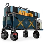 Timber Ridge Collapsible Wagon With Tailgate & Brake, 300LBS Heavy Duty Beach. Fixed Price $141.24.