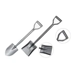 Chenghao 2 Pcs Handle Mini Spade With Shovels For Digging - All Metal Square .... Fixed Price $40.86.