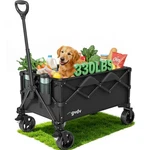 New Gvdv CW35 Wagons Carts Foldable, 42-INCH Extended Handle Collapsible Utility. Fixed Price $65.88.