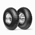 2-PACK 10" Utility Tires 4.10/3.50-4 W/ Steel Rims For Dolly Hand Truck Cart. Fixed Price $53.68.