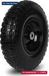 Taifa Pc 13 Inch Rubber Solid Flat Free Replacement Tires And Wheels 4.00-6 Wi. Fixed Price $46.22.