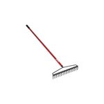 Seymour 42604 Classic 17" Landscape Contractor Bow Rake, 60" Red Aluminum Handle. Fixed Price $65.89.