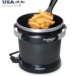 Compact Electric Deep Fryer Automatic Temperature Control Easy Clean Handy Scoop. Fixed Price $62.77.
