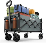 Collapsible With Wheels, 220 Lbs Wagons Carts Foldable Fle. Fixed Price $78.72.