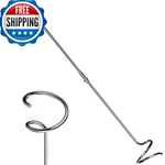 Ejwox Compost Aerator Tool, Heavy Duty Spiral Turner With Ergonomic Hand. Fixed Price $67.49.