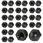 30PCS Black Nylon Hex Cap Nut, Acorn M6,. Fixed Price $6.29.