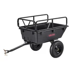 Vevor BTC-001D 500LBS Atv Utv Dump Trailer 10 Cu.ft Tow Cart. Fixed Price $299.99.