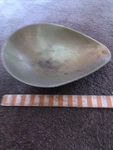 Old Shop Brass Scales Pan Scoop 240MM X 190MM. Fixed Price $11.99.
