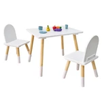Idea Family Kids Wood Table And 2 Chair Sets Toddler Small Multi-activity Study. Fixed Price $74.70.