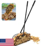Carod Leaf Grabber Rake Long Handle, Lightweight Metal - Effortless Yard Cleanup. Fixed Price $57.99.