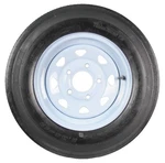 Trailer Tire Rim Assembly 5.30-12 530-12 Inch Lug White Spoke Wheel. Fixed Price $76.99.