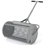 Fahkns 27INCHS Compost Spreader, Metal Roller For Lawn And Gray. Fixed Price $169.47.