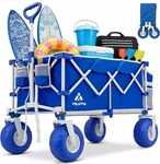 Beach Wagon With Big Wheels - 400LBS Heavy Duty Foldable All Terrain Cart 9. Fixed Price $250.50.