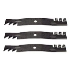 New Pack Mulching Blades Fits Kubota ZG123S ZG124E ZG20 Z122E 48" Deck. Fixed Price $67.99.