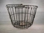Basket Wire Clam Oyster New England Sea Shore Cor 10" High 14.5 Rim Diameter. Fixed Price $29.97.