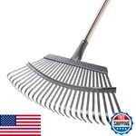 Yocada 19.3IN Garden Leaf Rake Wide Heavy Duty Adjustable Handle Yard Lawn Leave. Fixed Price $31.63.