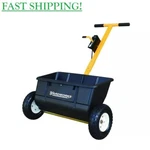 Heavy Duty 75 Lb Classic Drop Spreader Seed Granular Fertilizer Push Hopper Tool. Fixed Price $147.85.