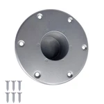 Trailer Pedestal Round Flush Mount Table Leg Base, Aluminum Rv/boat P.... Fixed Price $21.07.