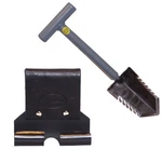 Lesche Mini Sampson 18" T-handle Shovel With Double Serrated Edge Holster. Fixed Price $112.80.