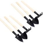 6 Pcs Tools Mini Gardening Kit Plant Potted Flower Gadget Wooden Black. Fixed Price $11.94.