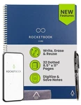 Rocketbook Core Reusable Smart Notebook, Dot Grid Premium Letter, Navy Blue. Fixed Price $40.66.