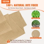 Vevor Burlap Fabric Roll Tree Wrap 36 In X 150 For Crafts & Plants. Fixed Price $101.69.