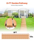 Wooden Garden Pathway, Decorative Paver For Backyard Wedding Party. Fixed Price $51.99.